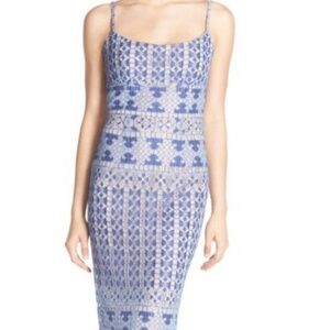 BCBG Alers Lace Midi Dress